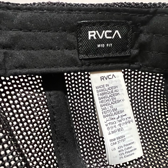 RVCA, Trucker Hat, Black - Picture 2 of 7